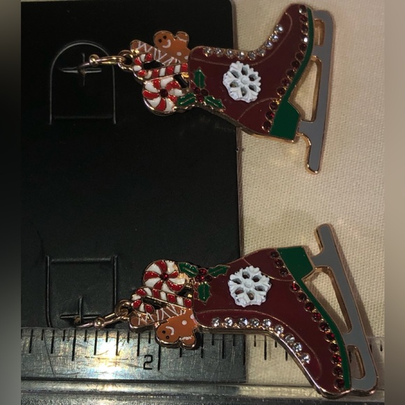 Torrid NWT Holiday Skate Earrings - Picture 11 of 12